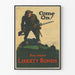 Vintage-Militärposter Come On Buy More Liberty Bonds