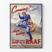 Vintage-Poster Rekrutierung RAAF Luftfahrzeugbesatzungen