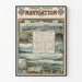 Vintage-Poster der Allgemeinen Navigation Gesellschaft am Genfersee 1887