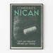 Vintage-Poster Nican-Tabletten – Retro-Wanddekoration für Gesundheit