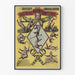 Vintage-Konzertposter Brothers Avone Clowns Grotesken
