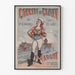 Vintage-Poster Konzert im Chalet mit Melle Margot