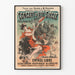 Vintage-Konzertposter des 19. Jahrhunderts Wanddekoration