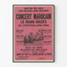 Vintage-Poster Marokkanisches Konzert Ausstellung 1889 Paris