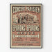 Vintage Konzertposter Pariser Revue Wanddekoration
