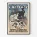 Vintage-Poster Konzert-Spaziergang am Uhrturm - Katzenduo