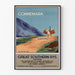 Vintage-Poster Connemara The Old Bog Road – Irische Wanddekoration