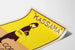 Vintage-Poster Kassama Maismehl Wanddekoration im Retro-Stil