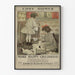 Vintage-Wandposter für Dekoration Cosy Homes – Kinder, die warm spielen
