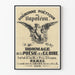 Vintage-Poster Krönung der poetischen Krone Napoleons – Hommage an den Ruhm