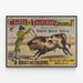 Vintage-Poster Spanischer Stierkampf Théâtre Robert-Houdin — gerahmtes Bild an der Wand