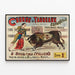 Vintage-Poster Spanischer Stierkampf - Wanddekoration Theater Robert-Houdin — gerahmtes Bild an der Wand
