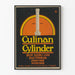 Vintage-Poster Culian Cylinder – Industrielle Dekorationsposter