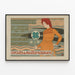 Vintage-Poster von Cycles et Automobiles Georges Richard — gerahmtes Bild an der Wand