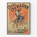 Vintage-Poster Cycles Ouragan Wanddekoration im Retro-Stil
