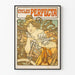 Vintage-Poster Cycles Perfecta im Jugendstil