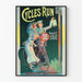 Vintage-Poster Cycles Run Wanddekoration im Retro-Stil