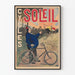 Vintage-Poster für Fahrradwerbung Cycles Soleil