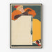 Vintage-Poster Dame mit Hut aus der Narrenstadt