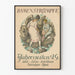 Vintage-Poster Damenstrümpfe 4 Jahreszeiten Wanddekoration
