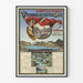 Vintage-Poster Dampfschifffahrt auf dem Vierwaldstättersee und dem Zugersee