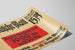 Vintage-Poster Das Deutsche Blatt - Deutsche Werbung in Schwarz und Rot — Ansicht des Kunstwerks