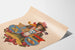 Vintage-Poster Wappen der Lithografen und Drucker auf Stein