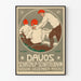Vintage-Poster Davos Schatzalp Rodelbahn Winter