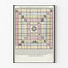 Vintage-Poster Gesellschaftsspiel De Rozen en Doornen Des Levens