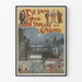 Vintage Dekorationsposter De Smaa Land Strygere paa Casino