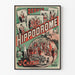 Vintage-Poster Hippodrom Die Jagd Wanddekoration