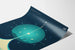 Dekoratives Poster Deep Space Atomic Clock Blau NASA