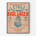 Vintage-Poster L'Étoile du Général Boulanger - Retro-Wanddekoration