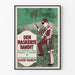 Vintage-Poster Den Maskerte Bandit Art Déco Wanddekoration
