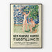 Vintage-Poster der norwegischen Kunstmesse in Charlottenborg