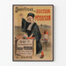 Vintage-Poster Zahncremes des Doktor Péterson für Wanddekoration
