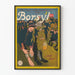 Vintage-Werbeplakat Borsyl - Antitranspirationspulver