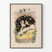 Vintage Dekorationsposter Der Hänseken Enfant sur la Lune