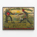 Vintage-Poster Deutsches „Der Holländische Bauer Spricht“ Wanddekoration Historisch — gerahmtes Bild an der Wand