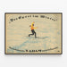 Vintage-Ski-Poster „Der Sport im Winter“ von Louis Oppenheim — gerahmtes Bild an der Wand