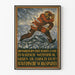 Deutscher vintage Wanddekoration Poster in Rot und Blau