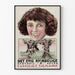 Vintage-Poster Det Evig Kvindelige – Retro-Frauenillustration