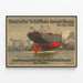 Vintage-Poster der Deutschen Bauausstellung Berlin 1908 — gerahmtes Bild an der Wand