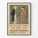 Vintage-Poster Wanddekoration Mode und Sport Albert Ehrich Berlin