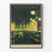 Vintage-Poster Deutschland Berlin Nacht - Retro-Wanddekoration
