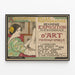 Vintage-Poster der Internationalen Ausstellung für Fotografische Kunst 1896 — gerahmtes Bild an der Wand