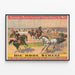 Vintage-Poster vom Barnum & Bailey Zirkus und Reiten – Wanddekoration — gerahmtes Bild an der Wand