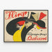 Vintage-Poster Die Fliege am Bayerischen Platz 2 – Wanddekoration Kabarett — gerahmtes Bild an der Wand