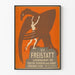 Vintage-Poster Die Freistatt für Wanddekorationen im politischen und künstlerischen Stil
