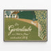 Vintage-Poster Die Gartenlaube für elegante Wanddekoration — gerahmtes Bild an der Wand
